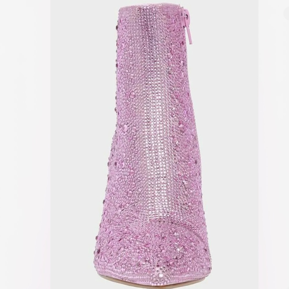 Betsey Johnson Cady Lt. Pnk
Rhinestone Embellished Dress Bootie new with box.#13 - Picture 5 of 9